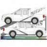 Sticker trace de pneu 4x4 universel stripping lateral pick-up SUV Fun Stickers