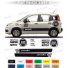 Fiat panda effet Abarth racing - Tuning Sticker Autocollant