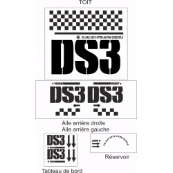 Citroën DS3 Kit décoration complet- Tuning Sticker Autocollant