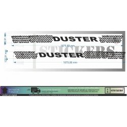 dacia duster - kit strips down tire trace crates - Tuning Sticker Sticker Graphic Decals