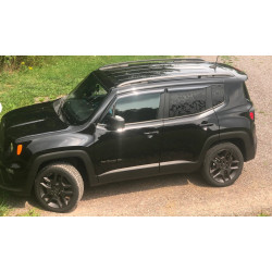 JEEP RENEGADE décoration fleurs vitrage  - Tuning Sticker Autocollant Graphic Decals