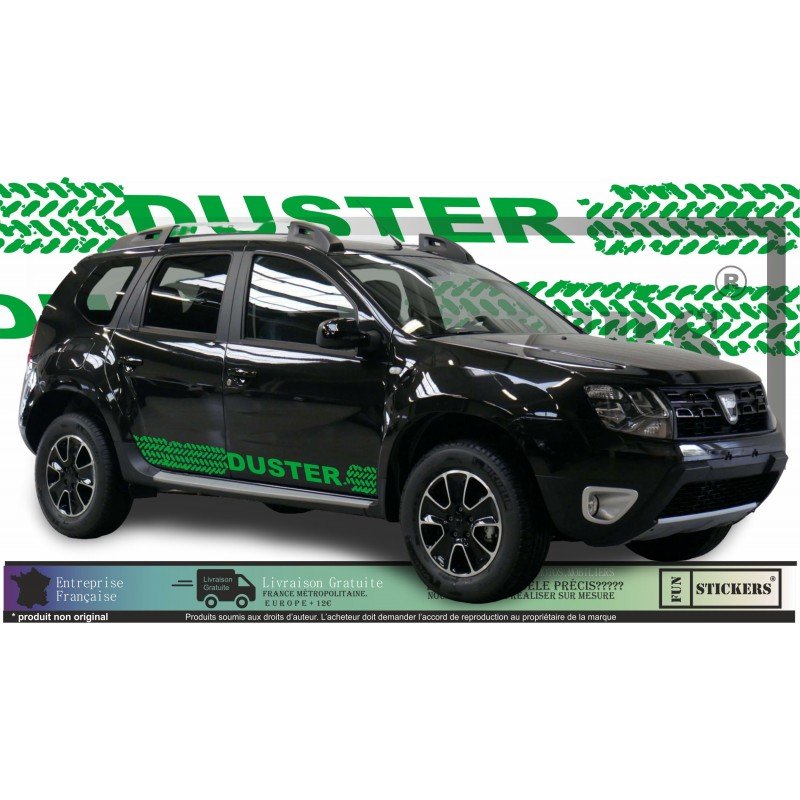 dacia duster - kit strips down tire trace crates - Tuning Sticker Sticker Graphic Decals