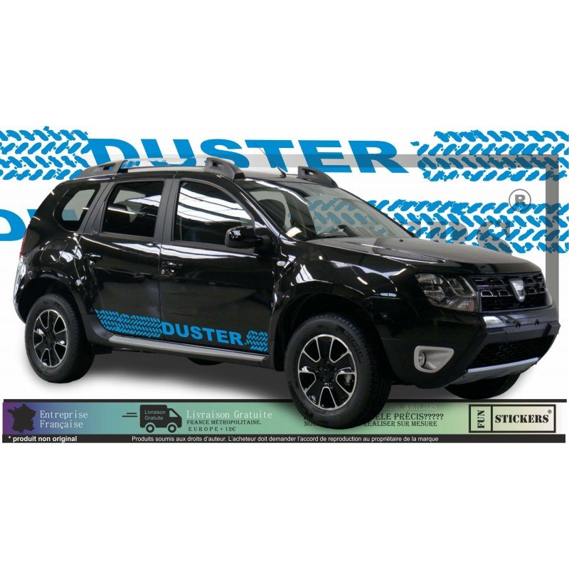 dacia duster - kit strips down tire trace crates - Tuning Sticker Sticker Graphic Decals
