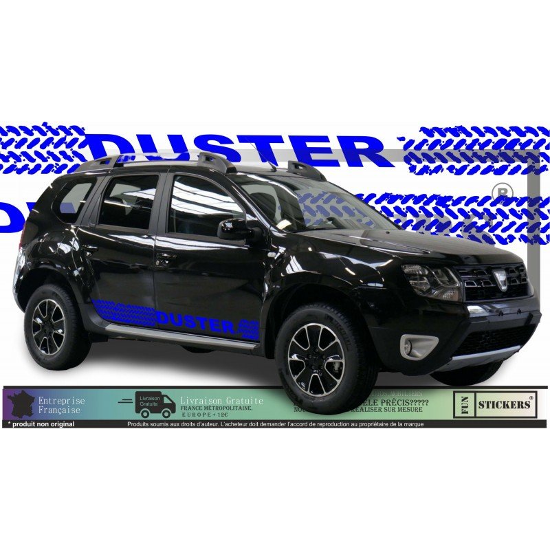 dacia duster - kit strips down tire trace crates - Tuning Sticker Sticker Graphic Decals
