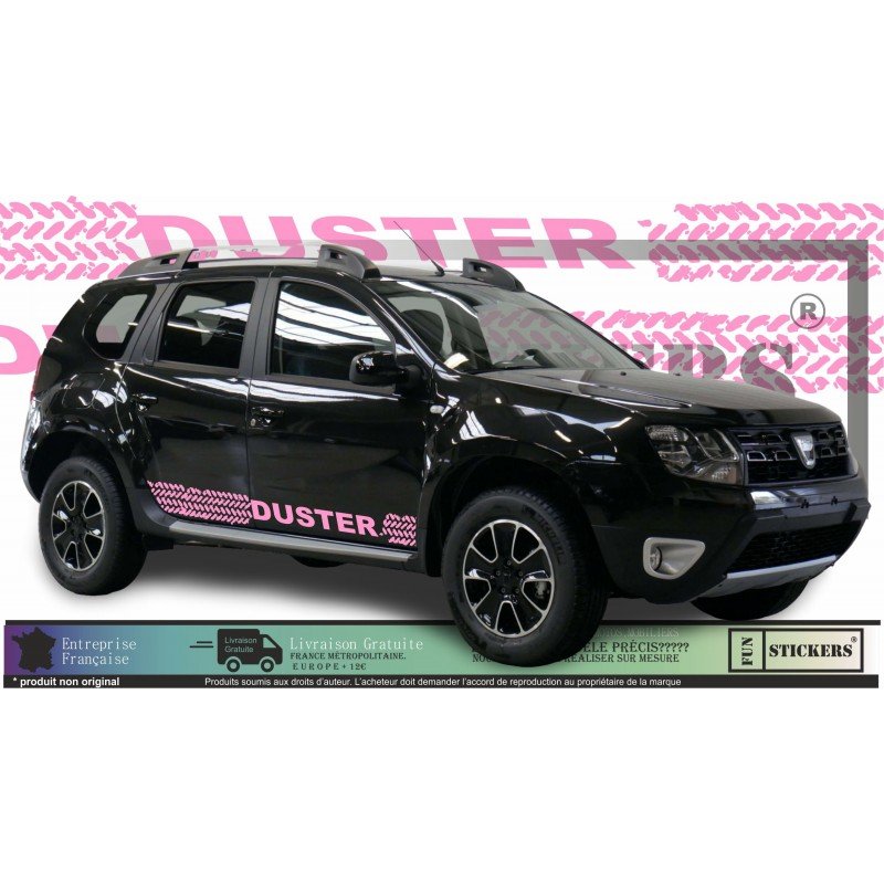 dacia duster - kit strips down tire trace crates - Tuning Sticker Sticker Graphic Decals
