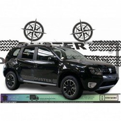 dacia duster- complete kit Compasses - traces of sticker tires