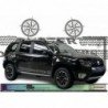 Dacia Duster kit deco boussole trace pneu autocollants aventure Fun Stickers