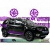 Dacia Duster kit deco boussole trace pneu autocollants aventure Fun Stickers