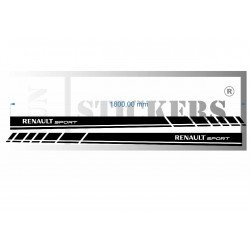 Renault Sport Racing RS bandes noir kit complet autocollant sticker Fun Stickers