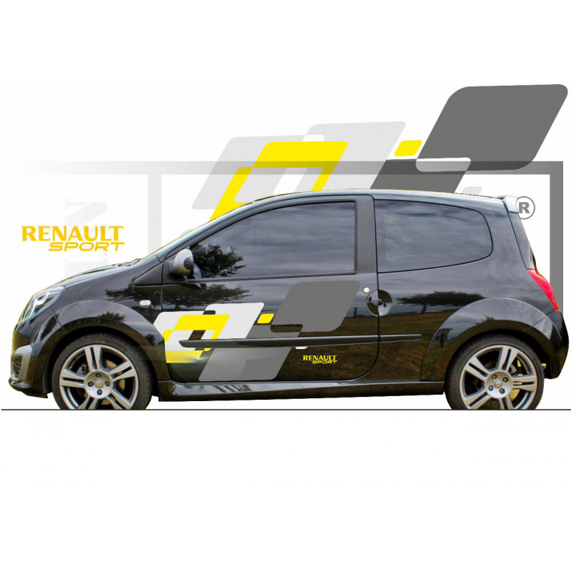Renault Twingo Sport- Kit Complet - voiture Sticker Autocollant Graphic Decals