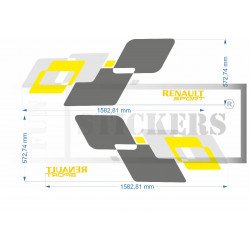 Renault Twingo Sport kit complet sticker autocollant Fun Stickers