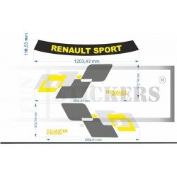 Renault Twingo Sport kit complet autocollant tuning sticker Fun Stickers