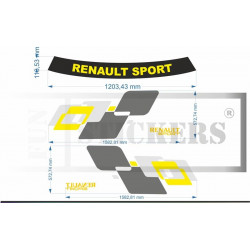 Renault Twingo Sport - Kit Complet - voiture Sticker Autocollant Graphic Decals