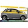 Fiat 500 - Kit Side Strips Logos 500 sticker stickers