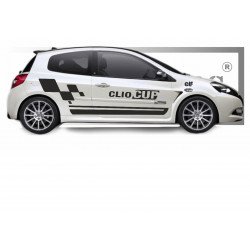 Renault Clio Cup kit bandes decoratives stripping lateral complet Fun Stickers