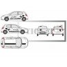 Renault Clio Cup design Kit complete sticker kit deco