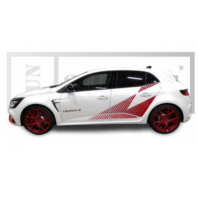 Renault Megane RS Trophy-R kit bandes decoratives stripping lateral Fun Stickers