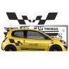 Renault Twingo CUP kit bandes decoratives stripping sport lateral Fun Stickers