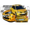 Kit stickers damier racing Renault Megane RS capot arriere Fun Stickers