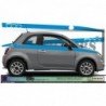 Fiat 500 - Kit Side Strips Logos 500 sticker stickers
