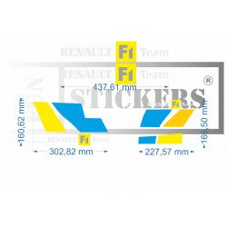 Renault Megane 2 F1 TEAM - Complete Kit - Tuning Sticker Sticker Graphic Decals