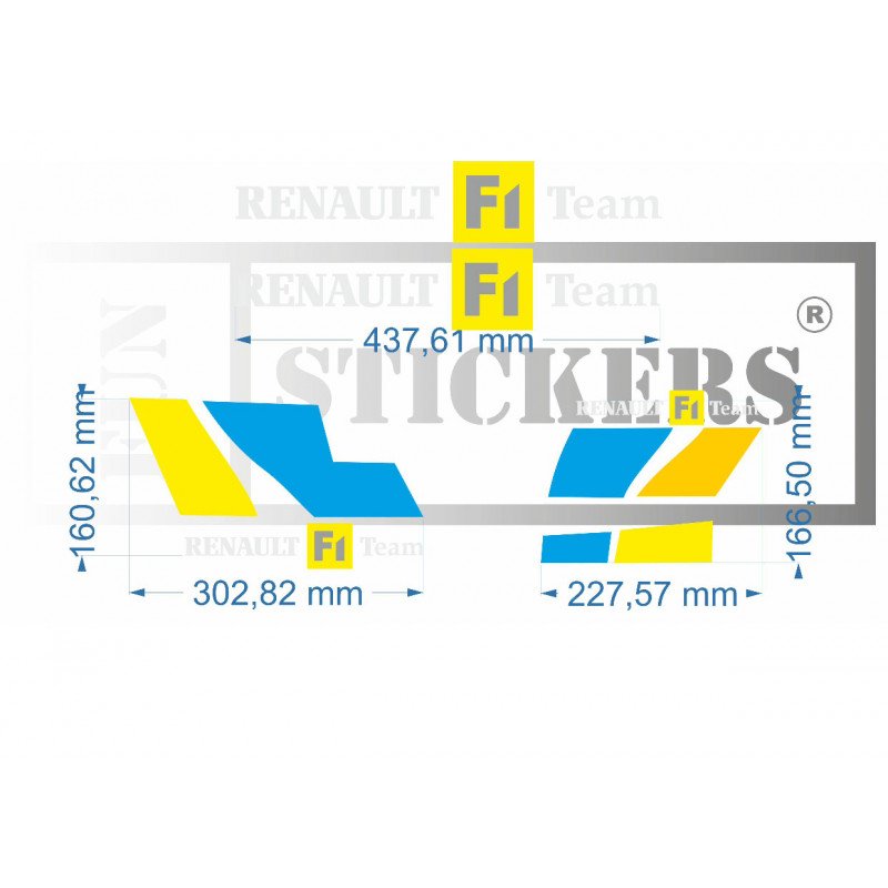 2 X BANDES BAS DE CAISSE POUR RENAULT MEGANE SPORT AUTOCOLLANT STICKER