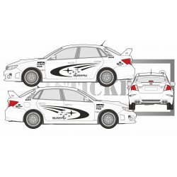 Subaru Impreza WRC kit complet autocollants stickers Fun Stickers