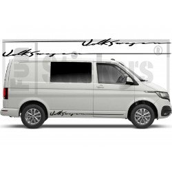 VW Transporter bandes laterales Signature autocollant van Fun Stickers