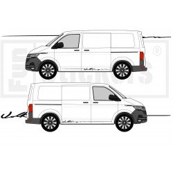 copy of Renault twingo decorative side bands - Tuning Sticker Sticker Sticker Graphic Decals