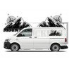 VW Transporter kit Outdoor Montagne autocollant sticker Fun Stickers