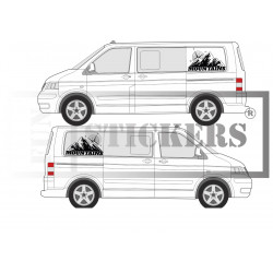 Outdoor Montagne Vokswagen Transporter - Tuning Sticker Autocollant Graphic Decals