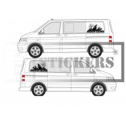 VW Transporter kit Outdoor Montagne autocollant sticker Fun Stickers