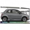 Fiat 500 - Kit Side Strips Logos 500 sticker stickers