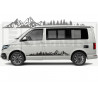 Outdoor Montagne  Vokswagen Transporter - Tuning Sticker Autocollant Graphic Decals