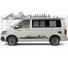 VW Transporter sticker Outdoor Montagne Nature van autocollant Fun Stickers