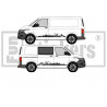 Outdoor Montagne  Vokswagen Transporter - Tuning Sticker Autocollant Graphic Decals