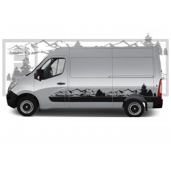 Van camper kit autocollant montagne nature sticker decoration Fun Stickers