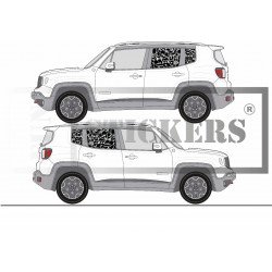 copy of JEEP RENEGADE deco side wings - Tuning Sticker Sticker Sticker Graphic Decals