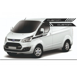 copy of Ford Transit ST Sport Van Side Bands / Capot - Tuning Sticker Sticker Graphic Decals