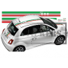 Fiat 500 Abarth Strips Down sticker sticker decoration crates