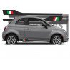 Fiat 500 Abarth Strips Down sticker sticker decoration crates