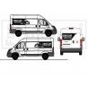 copy of Fiat ducato Camper adventure kit -  GRIS - Kit Complet - voiture Sticker Autocollant Graphic Decals