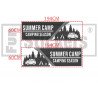 Fiat Ducato camping-car Adventure Summer Camping kit complet autocollant Fun Stickers