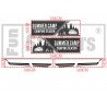 copy of Fiat ducato Camper adventure kit -  GRIS - Kit Complet - voiture Sticker Autocollant Graphic Decals