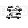copy of Fiat ducato Camper adventure kit -  GRIS - Kit Complet - voiture Sticker Autocollant Graphic Decals