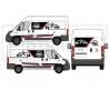 Fiat ducato Camper Adventure montagne kit - Kit Complet - voiture Sticker Autocollant Graphique