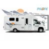 Camping-Car Pilote Pacific 62 kit decoration autocollant bandes logos Fun Stickers