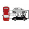 FIAT ABARTH 595 PISTA bas de caisse - NOIR - Kit Complet - Tuning Sticker Autocollant Graphic Decals