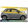 Fiat 500 - kit Side strips Damier sticker stickers