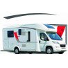 Camping-Car Lyseo A kit complet autocollants droit gauche arriere Fun Stickers